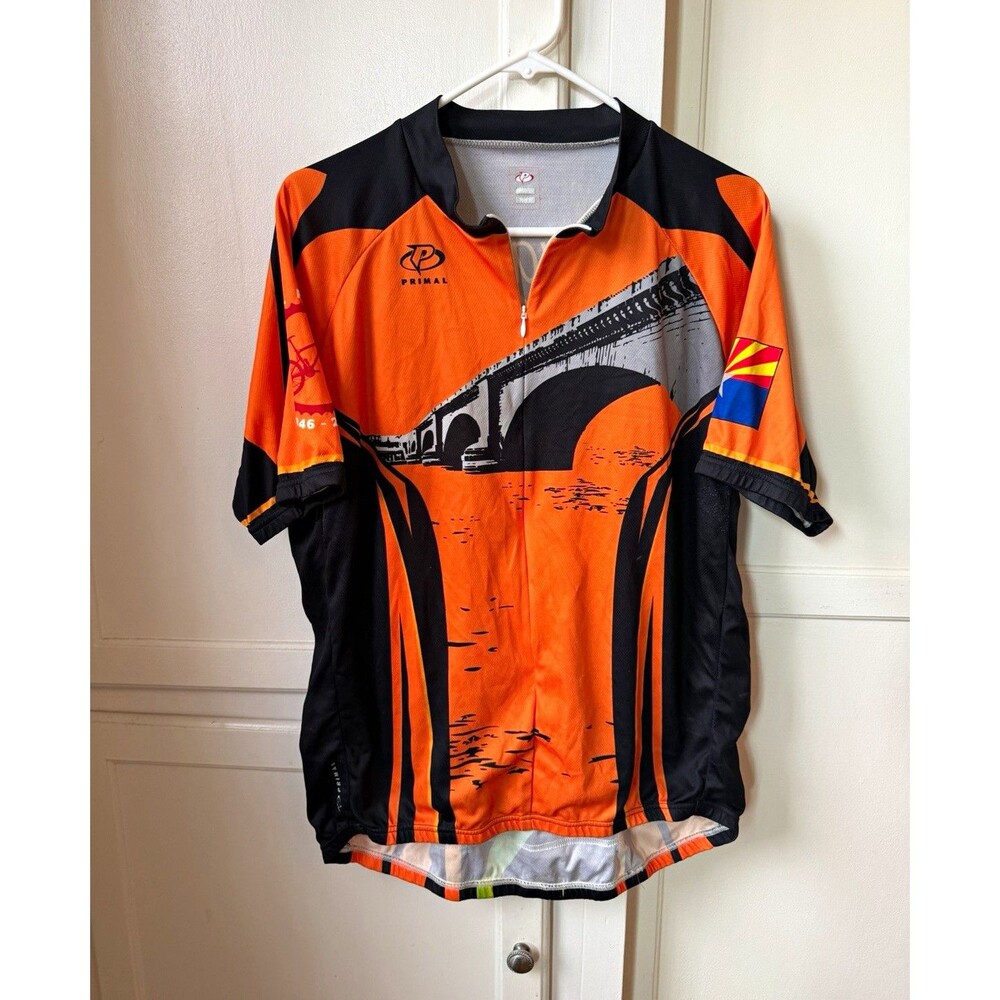 Primal Wear Men’s XL Lake Havasu Arizona Lizard Cycling Jersey